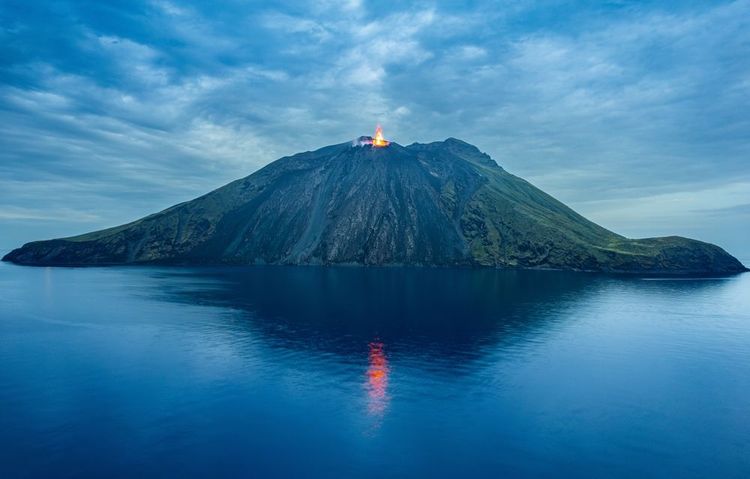 Le Stromboli, la plus connue des îles éoliennes