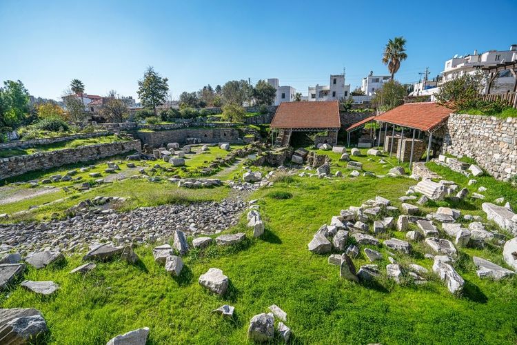  musée du mausolée de Bodrum, également connu sous le nom de mausolée d'Halicarnasse.
