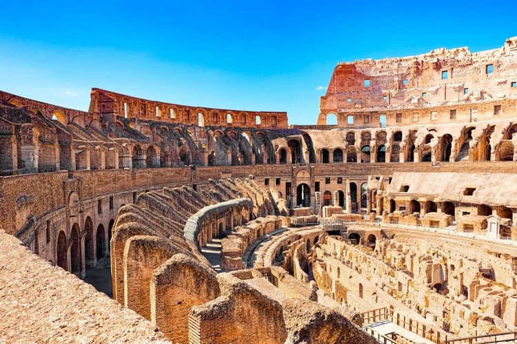 Le Colisée de Rome, remarquable