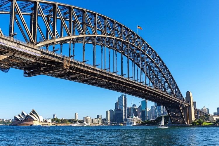 Le Sydney Harbour Bridge est une structure métallique