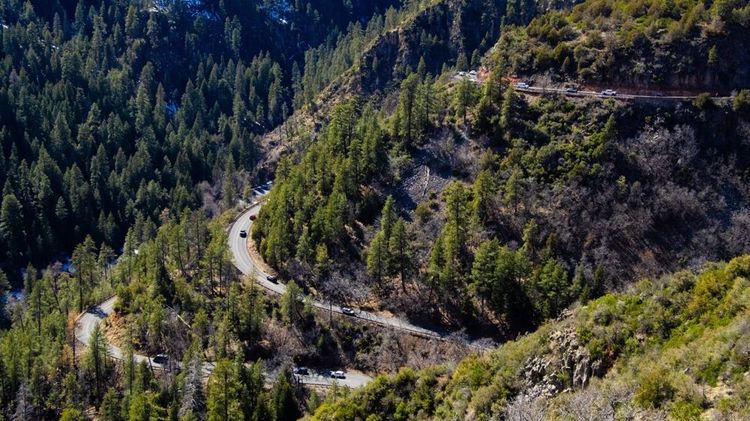 Route panoramique Oak Creek
