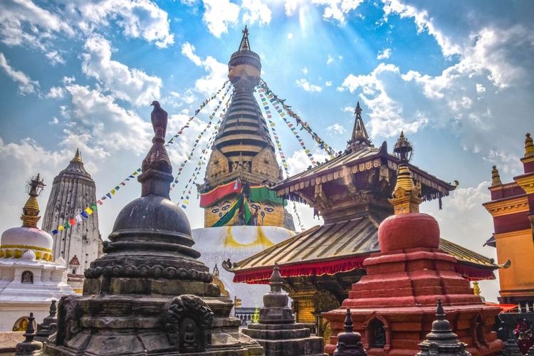 Temple de Swayambhunath à Katmandou