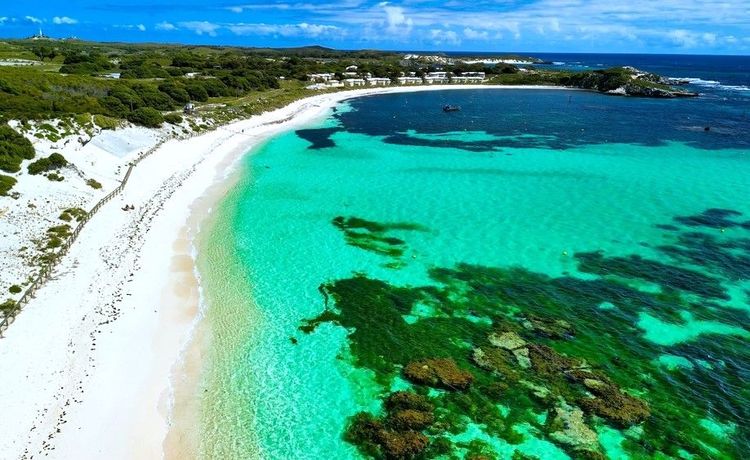 Vue sur le lagon de Rottnest Island