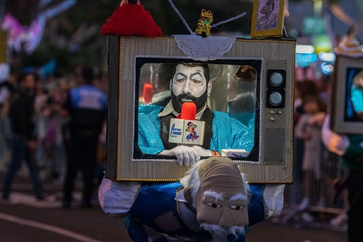 Défilé "Coso", Carnaval de Santa Cruz de Tenerife 2024, Iles Canaries, Espagne