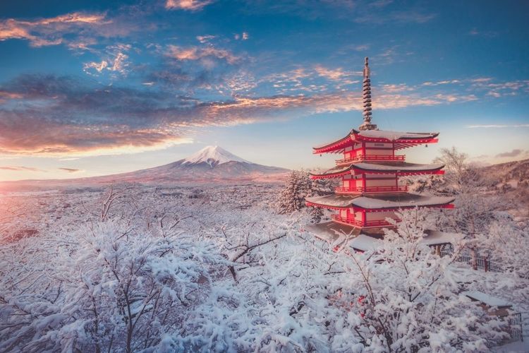  Fuji et la pagode de Chureito