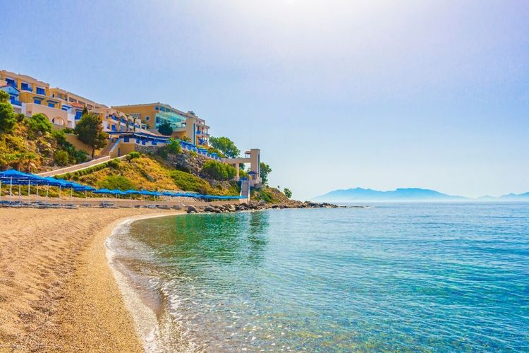 Une station balnéaire sur l'île de Kos en Grèce