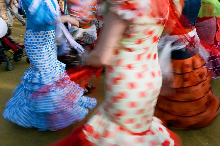 Flamenco virevoltant dans le Sacromonte