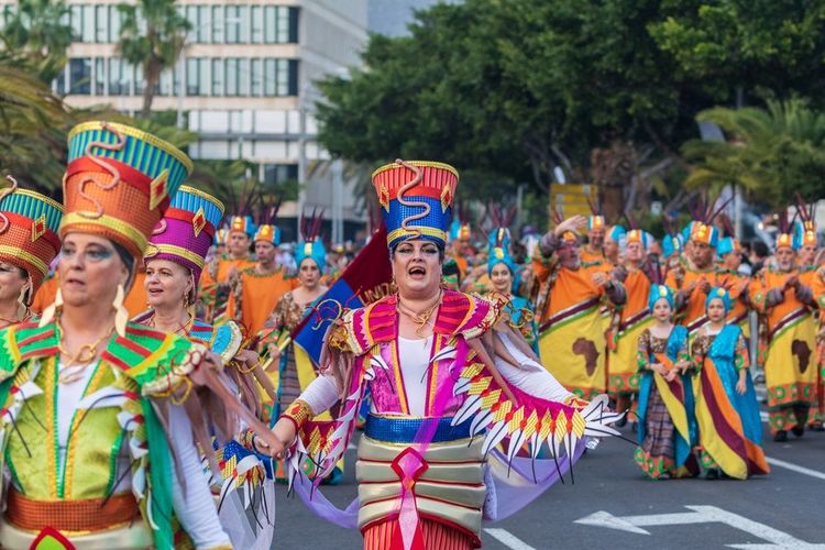 Coso Parade, Santa Cruz de Tenerife Carnaval 2024, Iles Canaries, Espagne