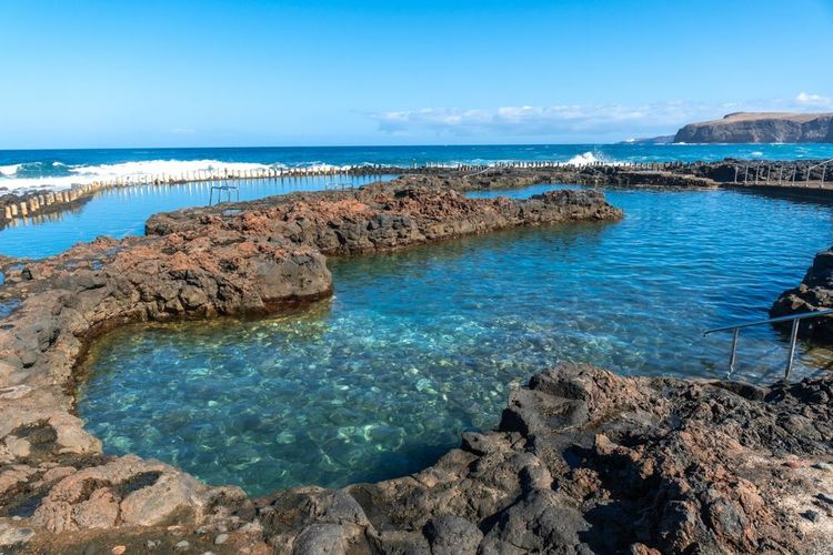 Piscine naturelle sur l'île de Grande Canarie.