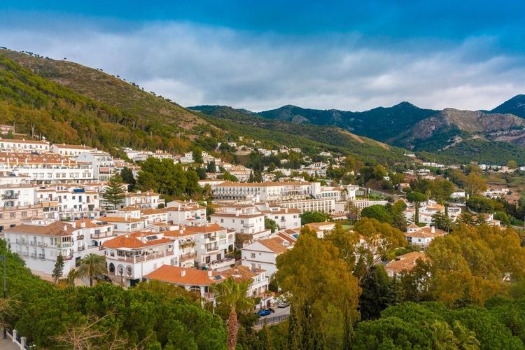 Le village de Mijas en Andalousie