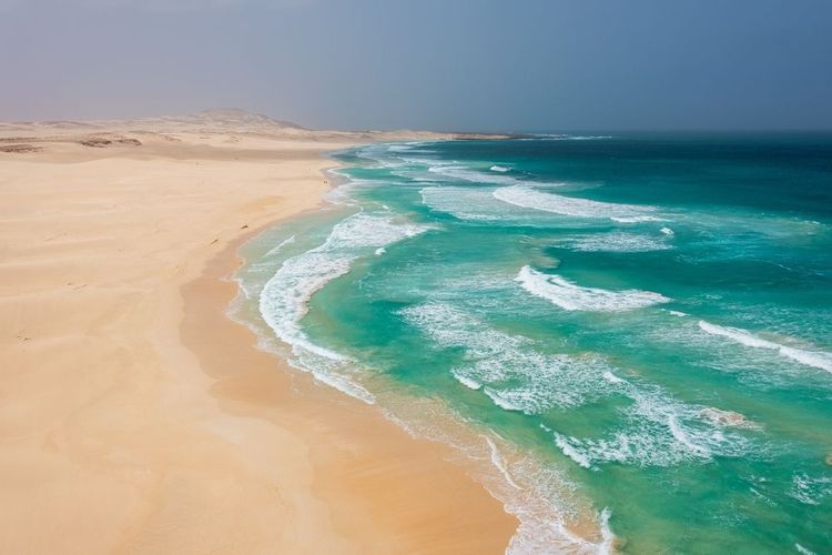 La plage de Boa Vista au Cap Vert