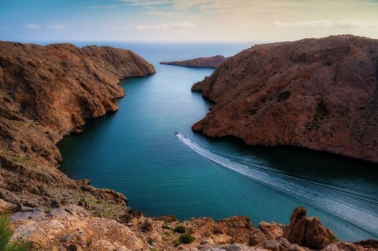 Vue aérienne sur Bandar Al Khairan