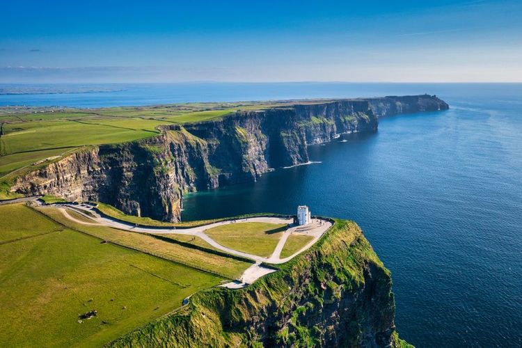 Les falaises de Moher dans le comté de Clare, Irlande.