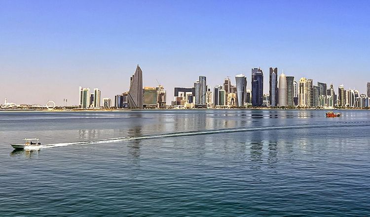 La skyline de Doha, au Qatar