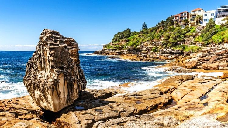 Bondi à Sydney vers le sentier côtier de Bronte (Bronte Coastal Walk)