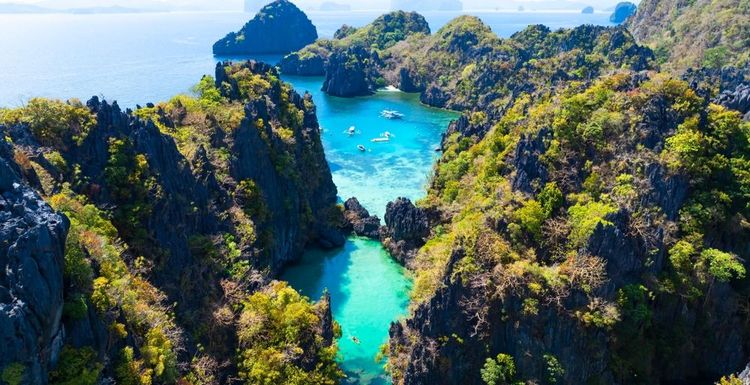 L'archipel de Palawan, aux Philippines