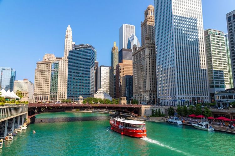 La ville de Chicago aux Etats-Unis.