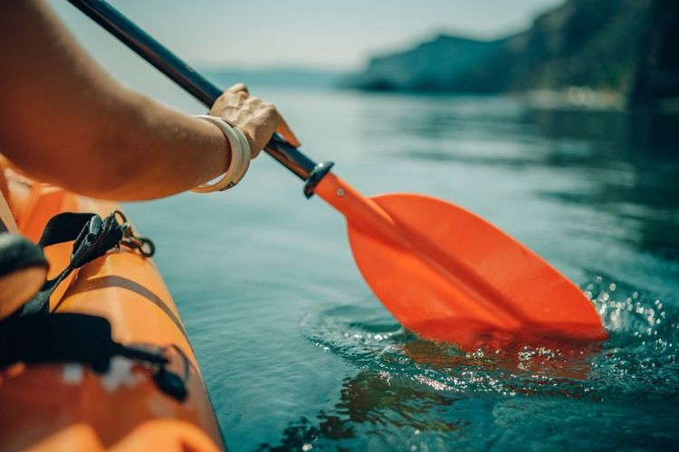 Paddle à la base de loisirs du Pas du Bouc, Le Porge