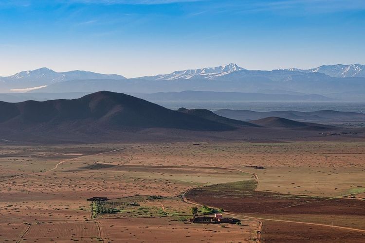  montagnes de l'Atlas, à la périphérie de Marrakech