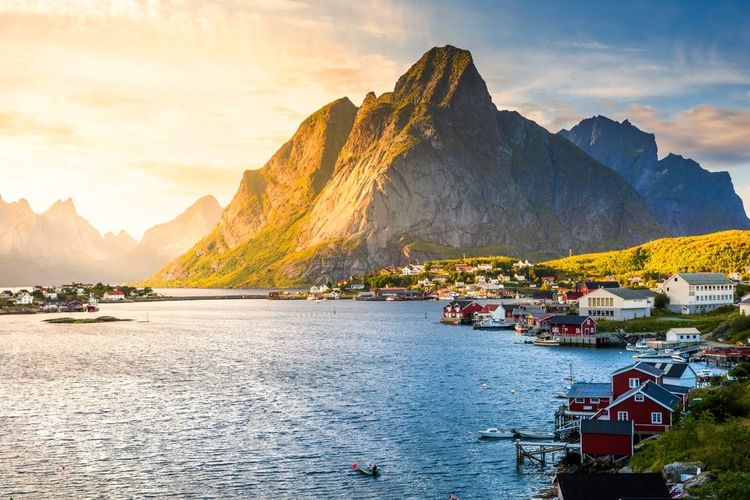 Les îles Lofoten, en Norvège.