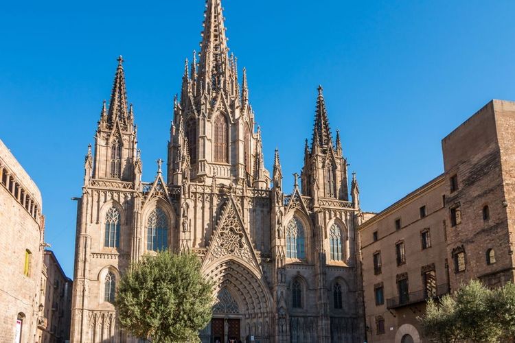  La cathédrale de Barcelone, Espagne