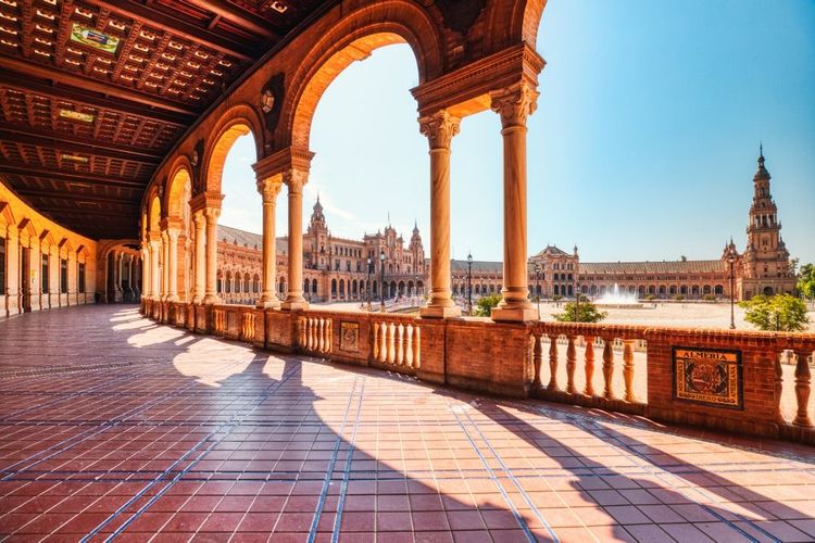 laza de Espana à Séville