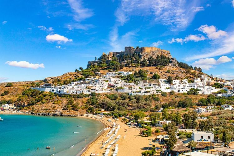 Plage de Lindos, Rhodes