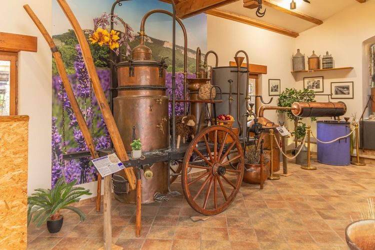 Musée de la Maison de la lavande, au sud de la France.