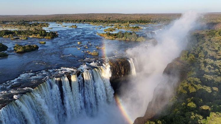 Les chutes Victoria, Zimbabwe
