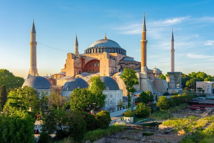 La basilique Sainte-Sophie à Istanbul
