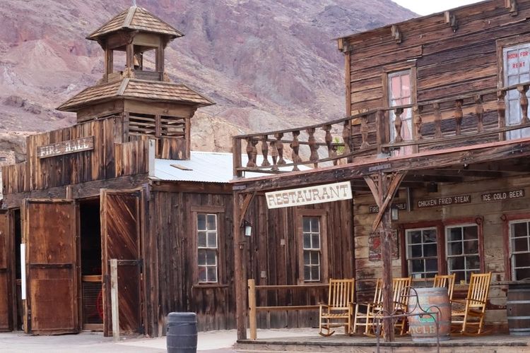 Calico en Californie a été désertée lorsqu'on abandonna l'exploitation de sa mine d'argent