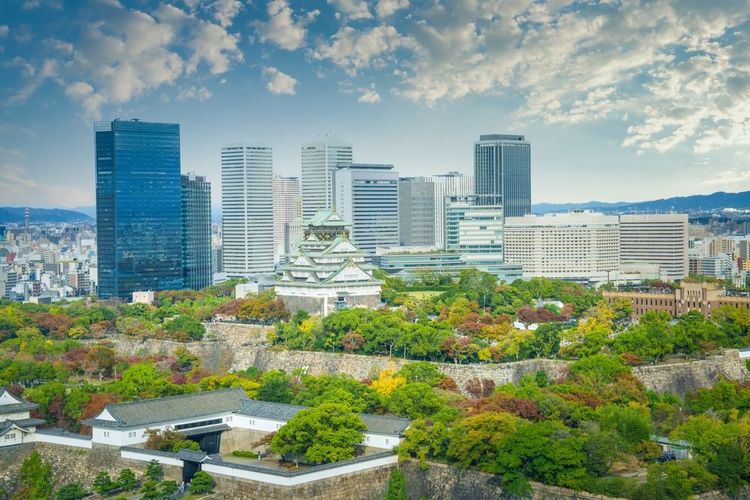 Château d'Osaka, Japon
