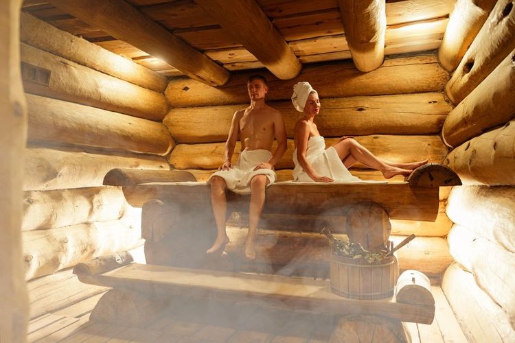 Le sauna, une institution en Finlande