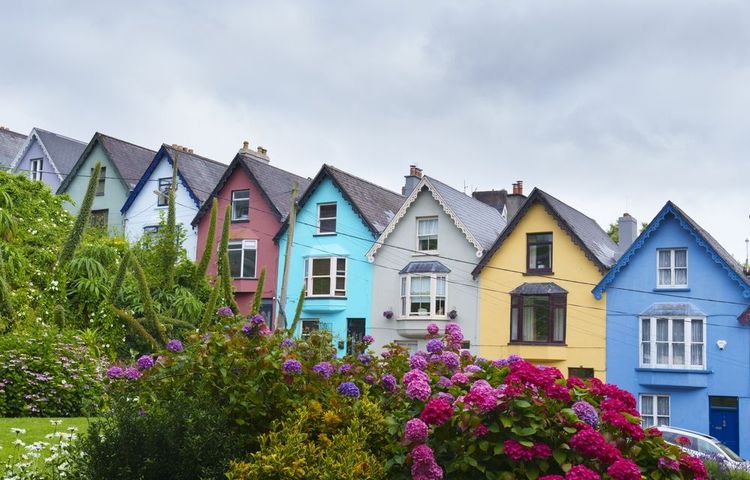 Les maisons colorées de Cobh