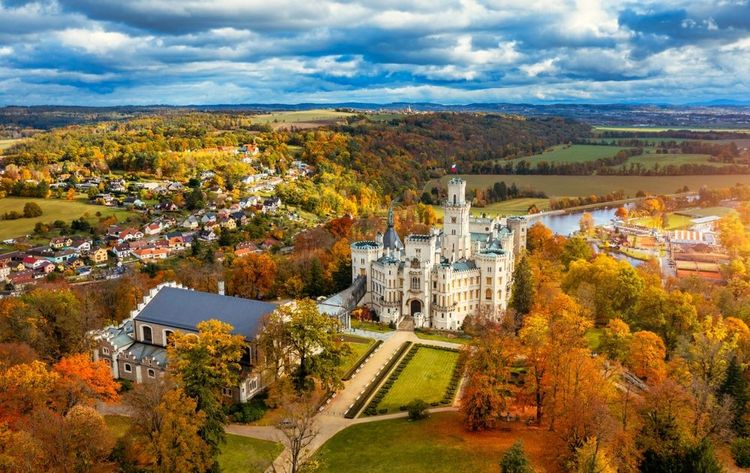Château de Hluboka en République tchèque.