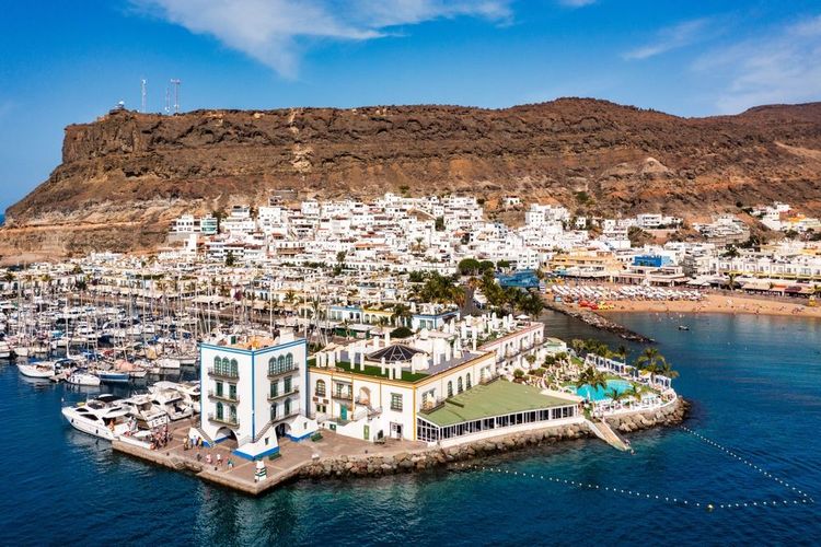 Puerto de Mogan et Playa Mogan sur l'île Grande Canarie