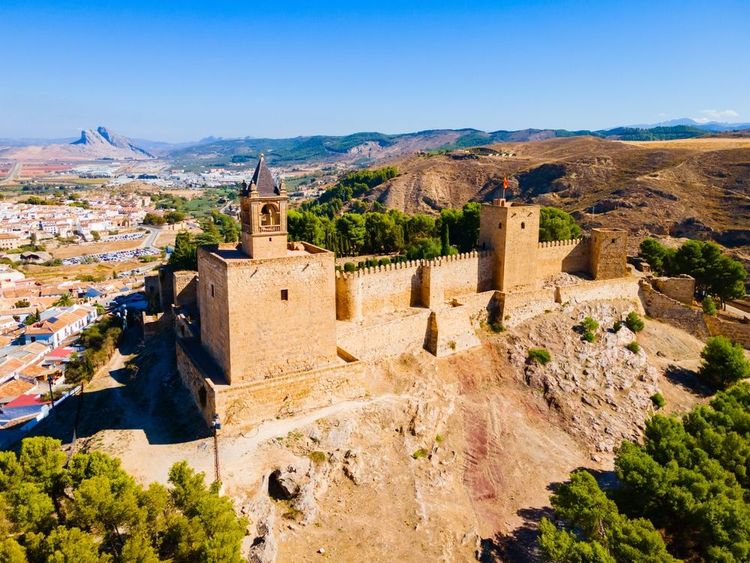 L'Alcazaba, Malaga, Espagne.