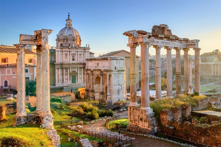 Les ruines antiques de Rome