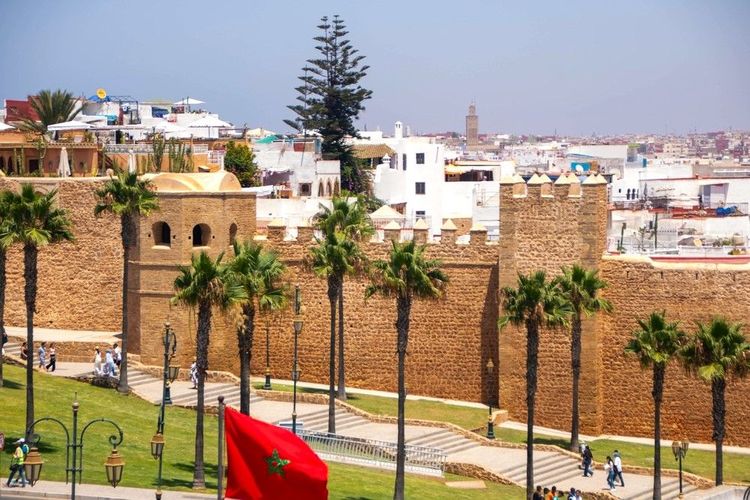 La Kasbah des Oudayas fait partie de la Vieille Ville (médina)
