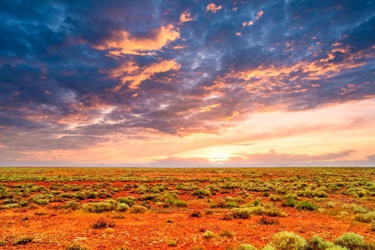 Vue sur Outback, Territoire du Nord de l'Australie