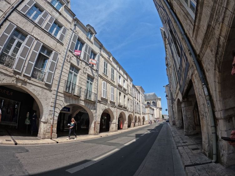 Les arcades de La Rochelle.