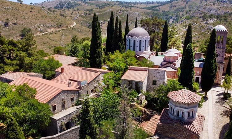 Le monastère de Nea Moni sur l'île de Chios