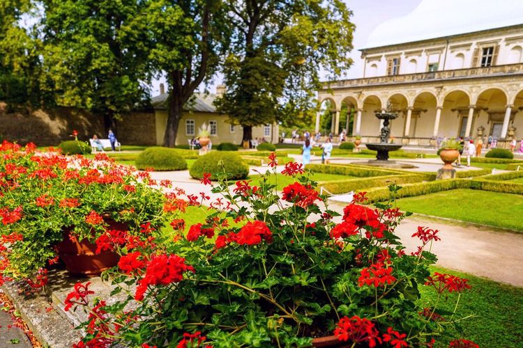 Les jardins du belvédère de la Reine Anne, tout près du Château
