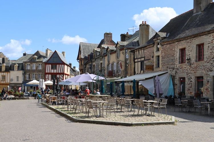 Le centre historique de Malestroit.