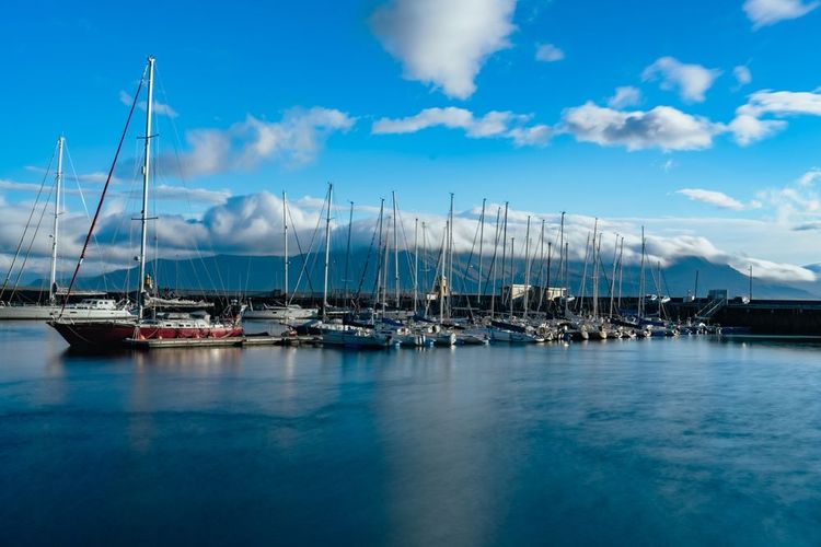 port à Reykjavik, Islande