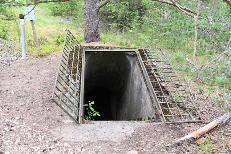 Entrée d'un souterrain dans la banlieue de Tallinn