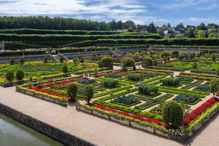 Les jardins du château de Villandry.