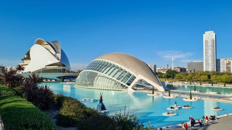 La Cité des Arts et des Sciences, Valence, Espagne