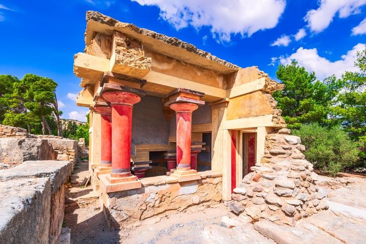 Les ruines du palais de Knossos