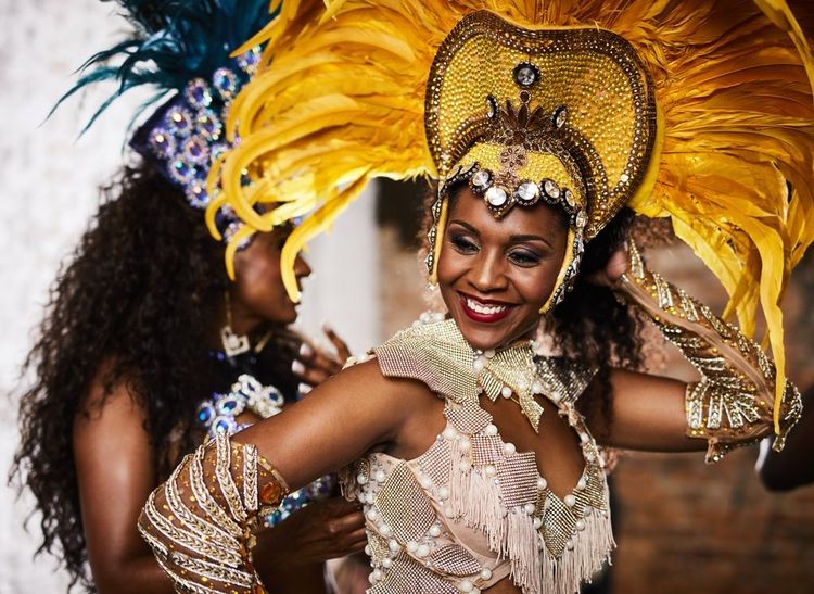 Danseuse pendant le Carnaval de Rio